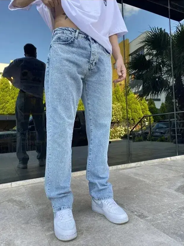 Buz Mavi - Baggy Jean Pantolon